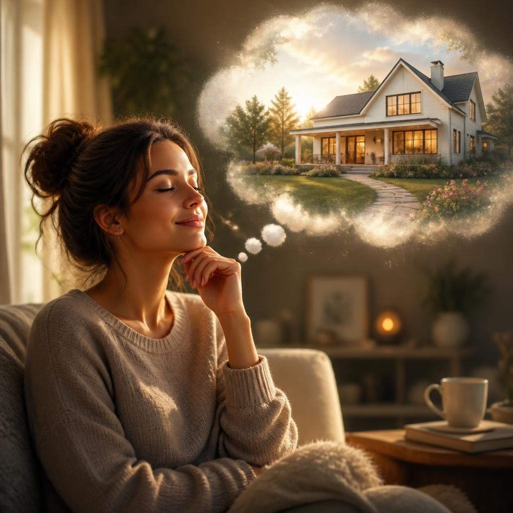 Illustration for the English word “envision”