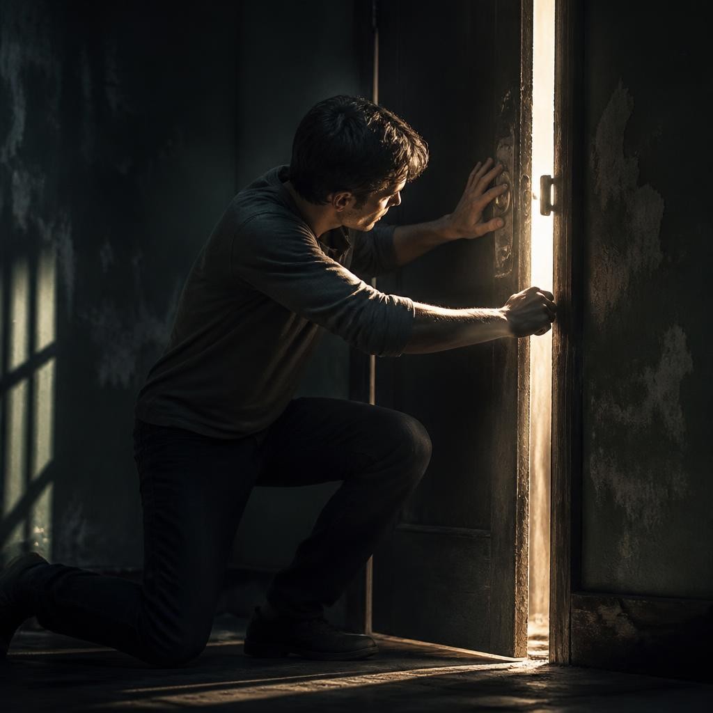 Illustration for the English word “escape”