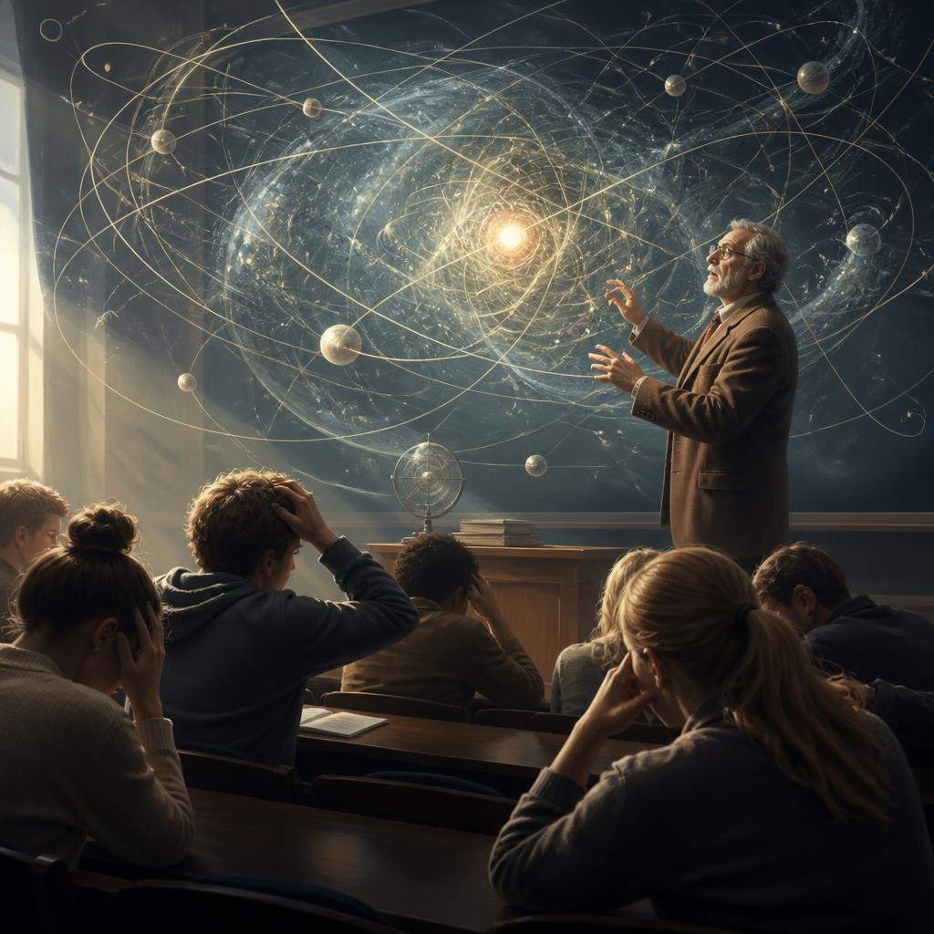Illustration for the English word “esoteric”