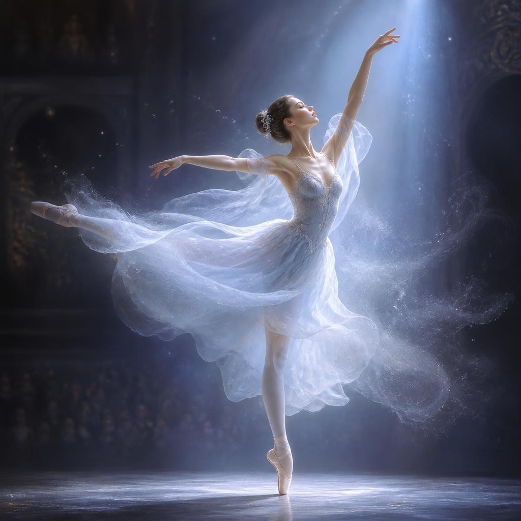 Illustration for the English word “ethereal”