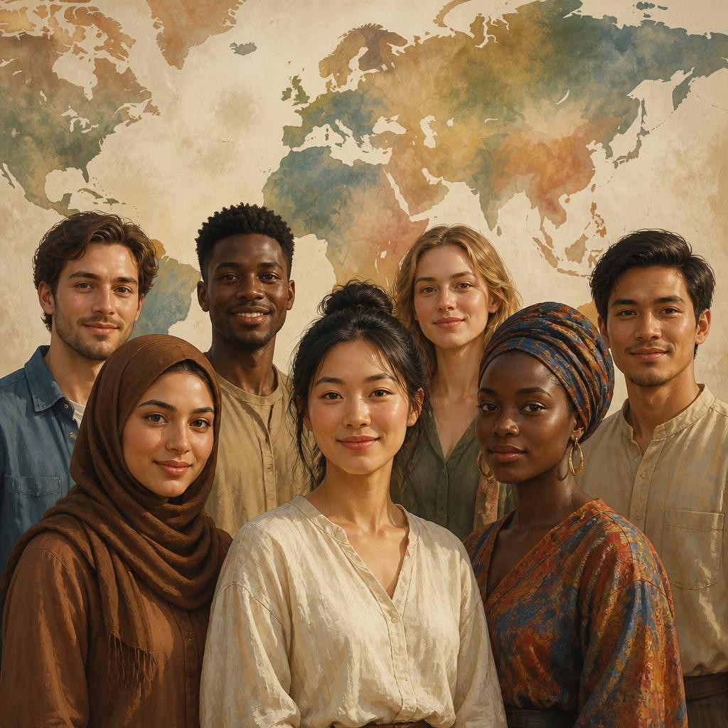 Illustration for the English word “ethnicity”