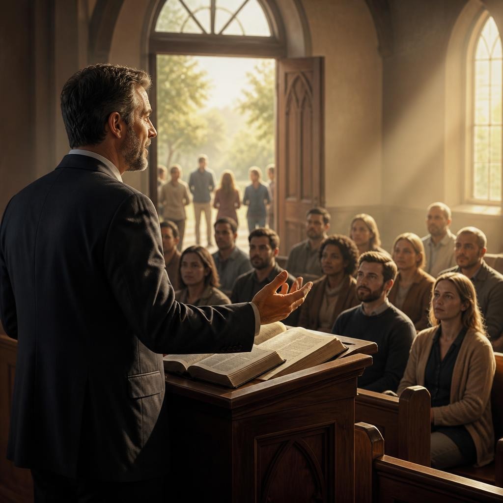 Illustration for the English word “evangelical”