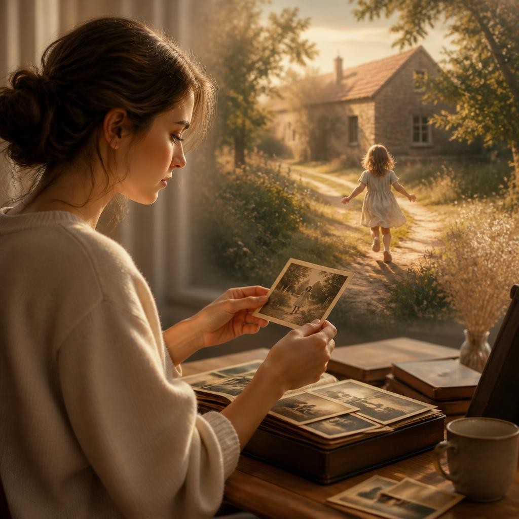 Illustration for the English word “evoke”