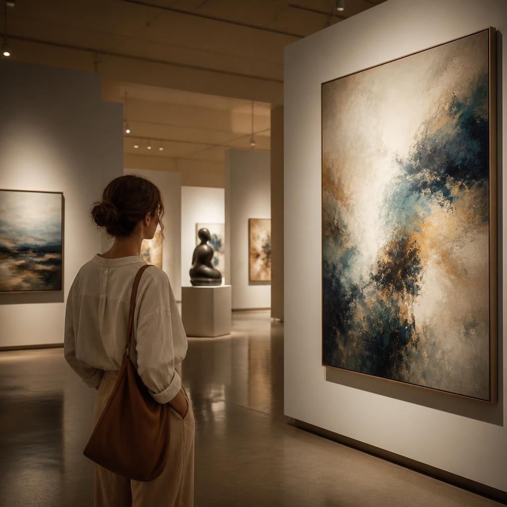 Illustration for the English word “exhibition”