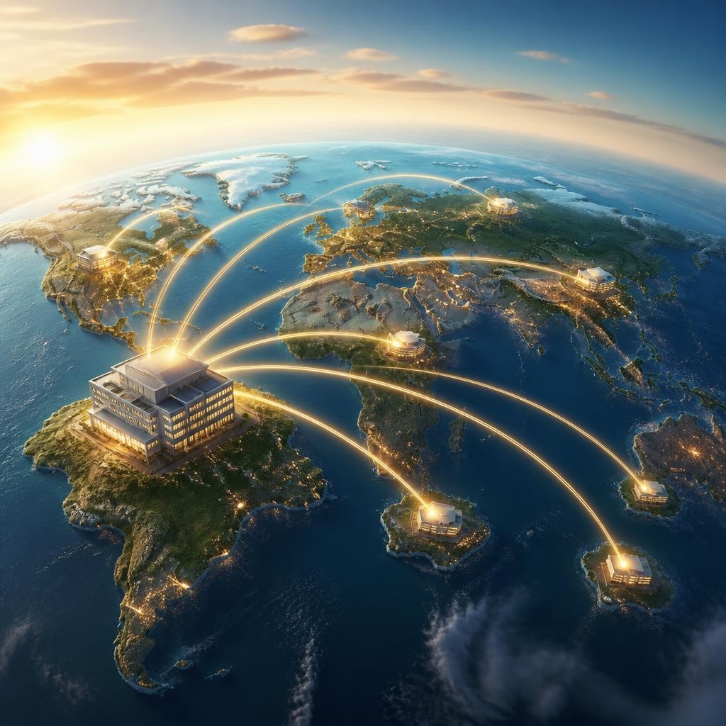 Illustration for the English word “expansion”