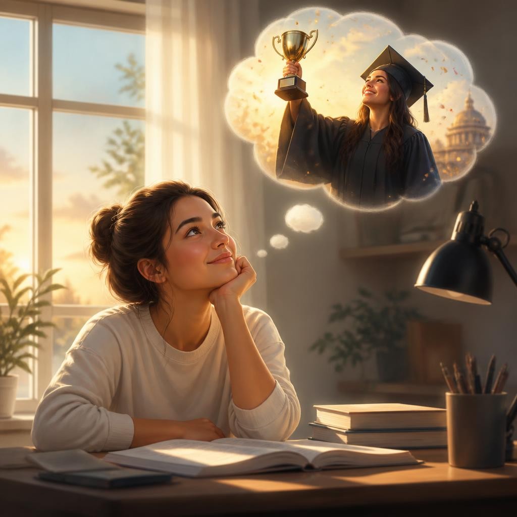 Illustration for the English word “expectation”