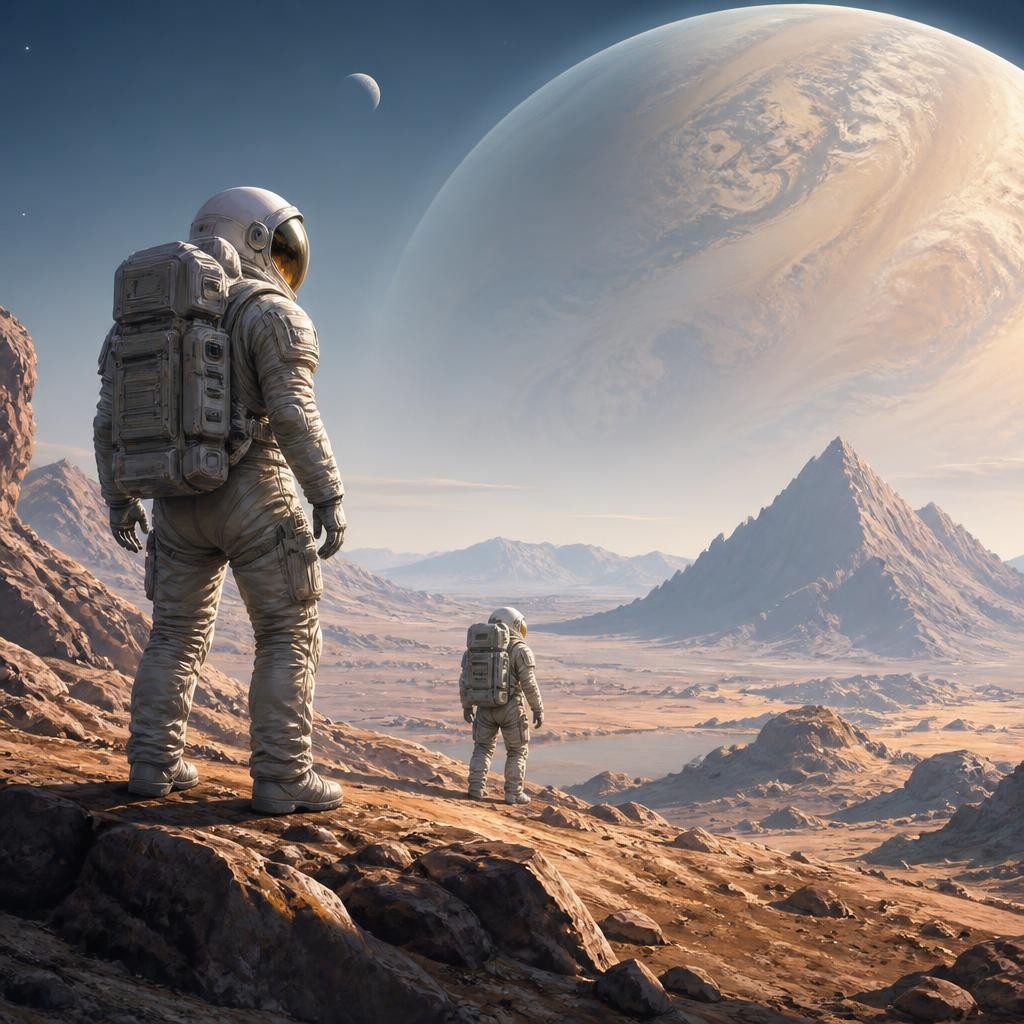 Illustration for the English word “exploration”