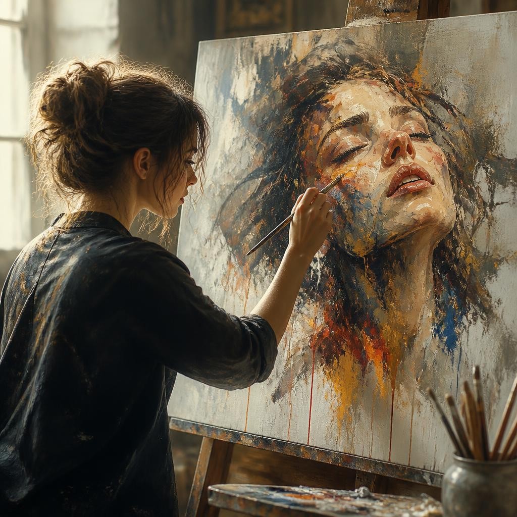 Illustration for the English word “expressive”