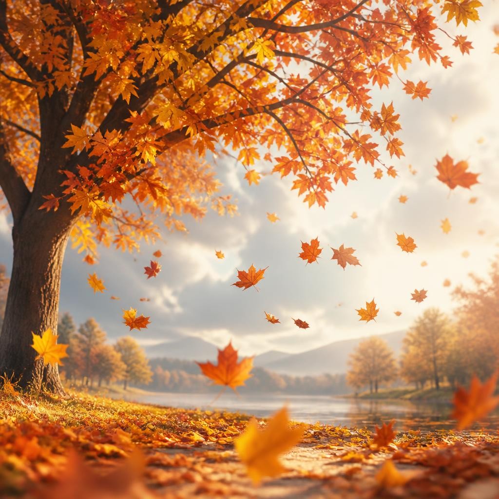 Illustration for the English word “fall”