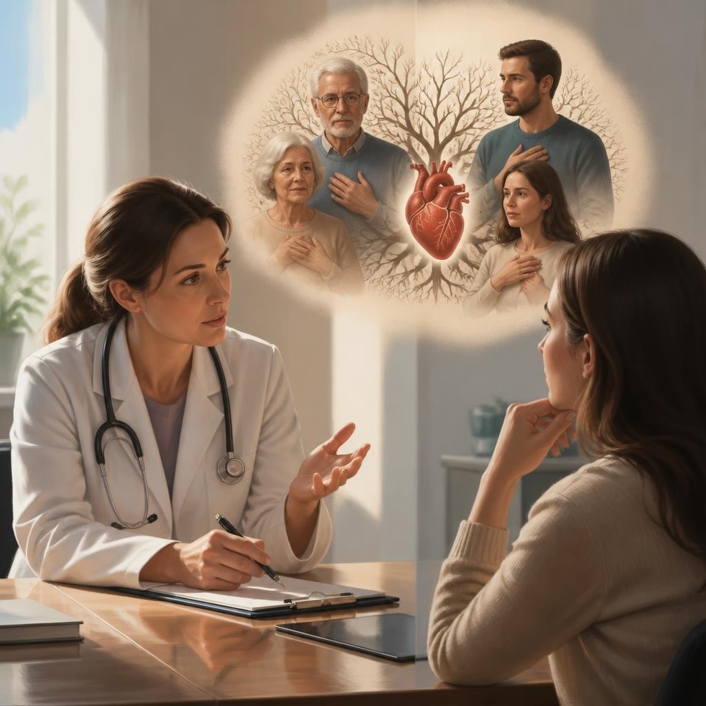 Illustration for the English word “familial”