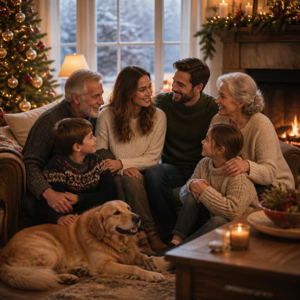 Illustration for the English word “family”
