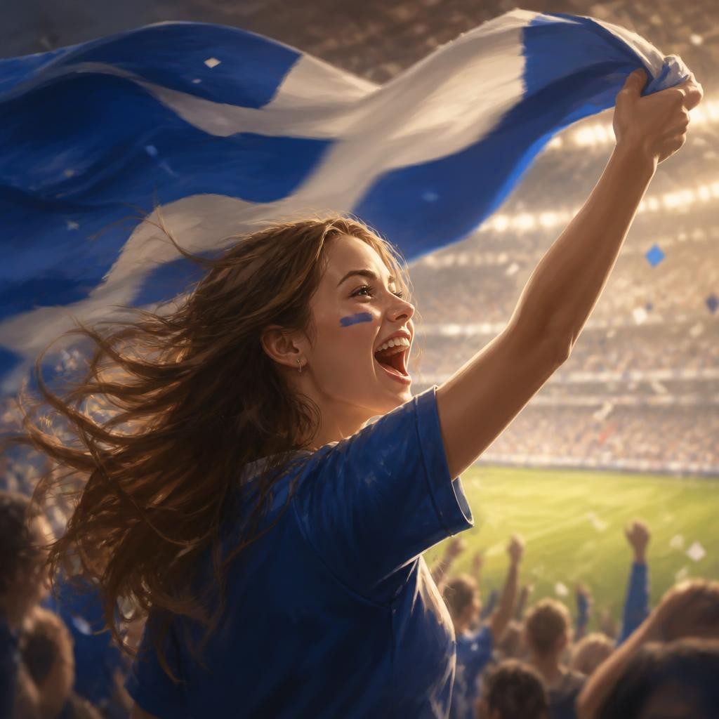 Illustration for the English word “fan”