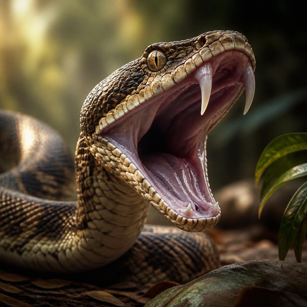 Illustration for the English word “fang”