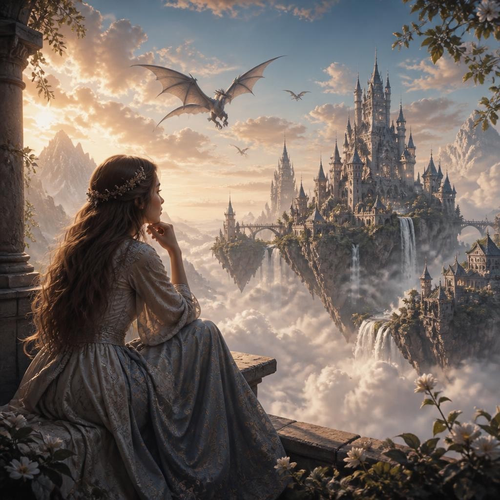 Illustration for the English word “fantasy”