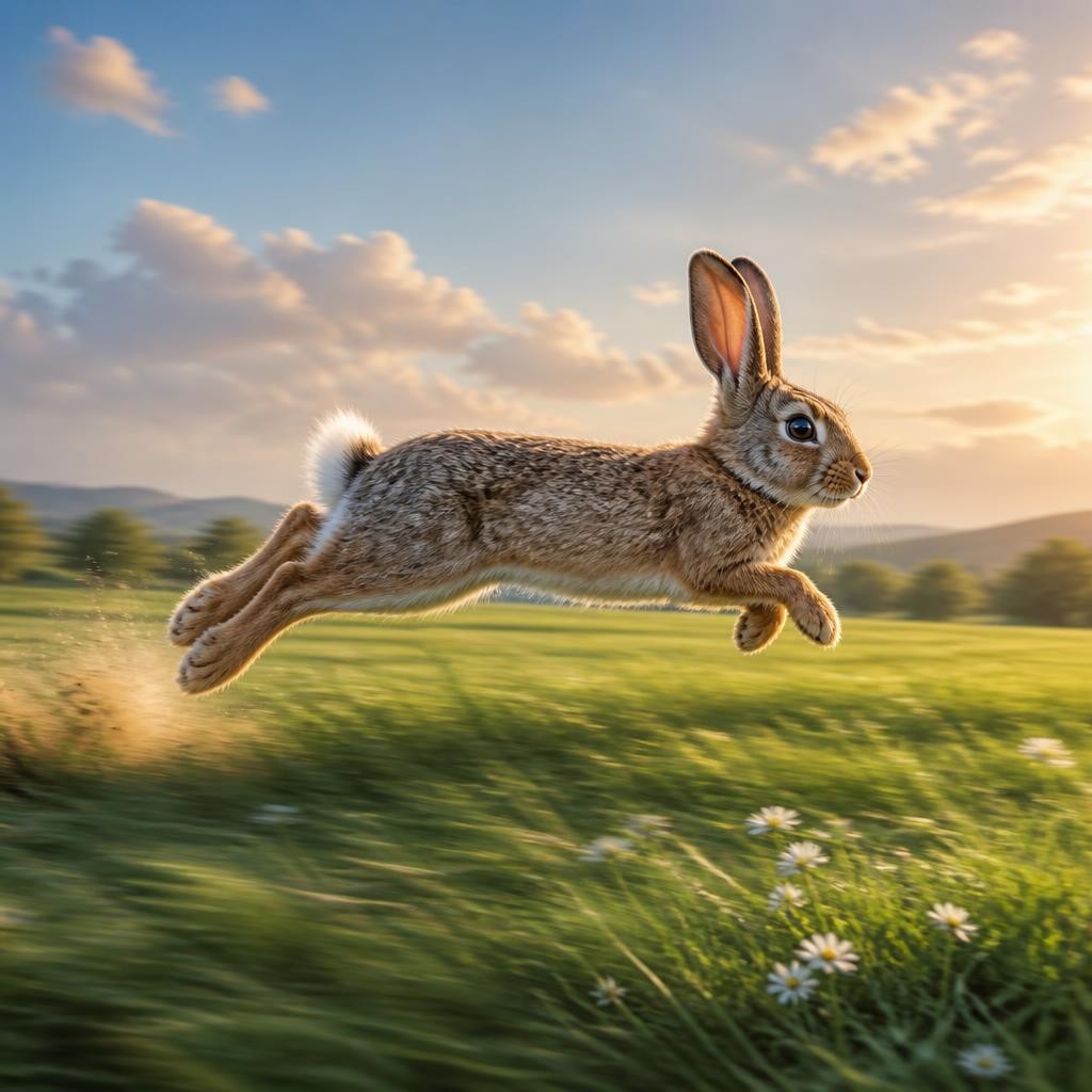 Illustration for the English word “fast”