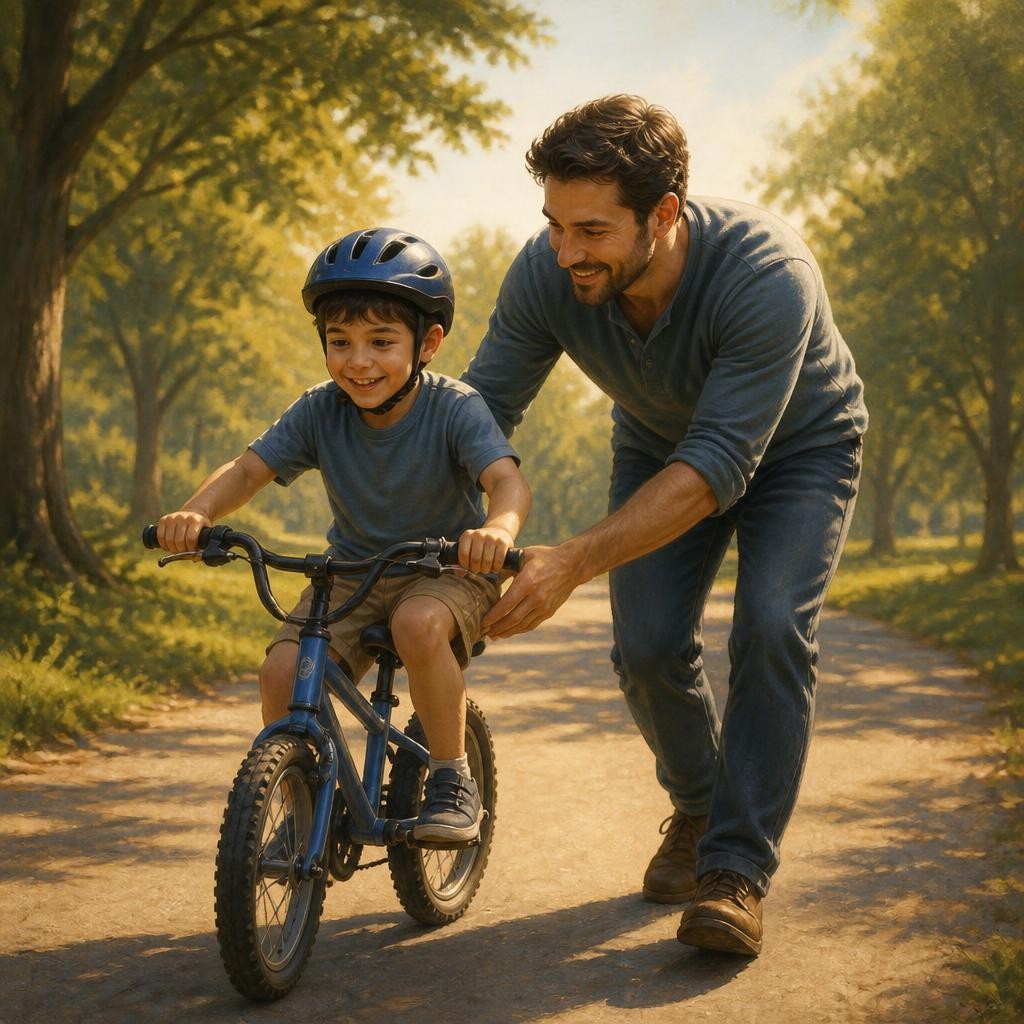 Illustration for the English word “father”