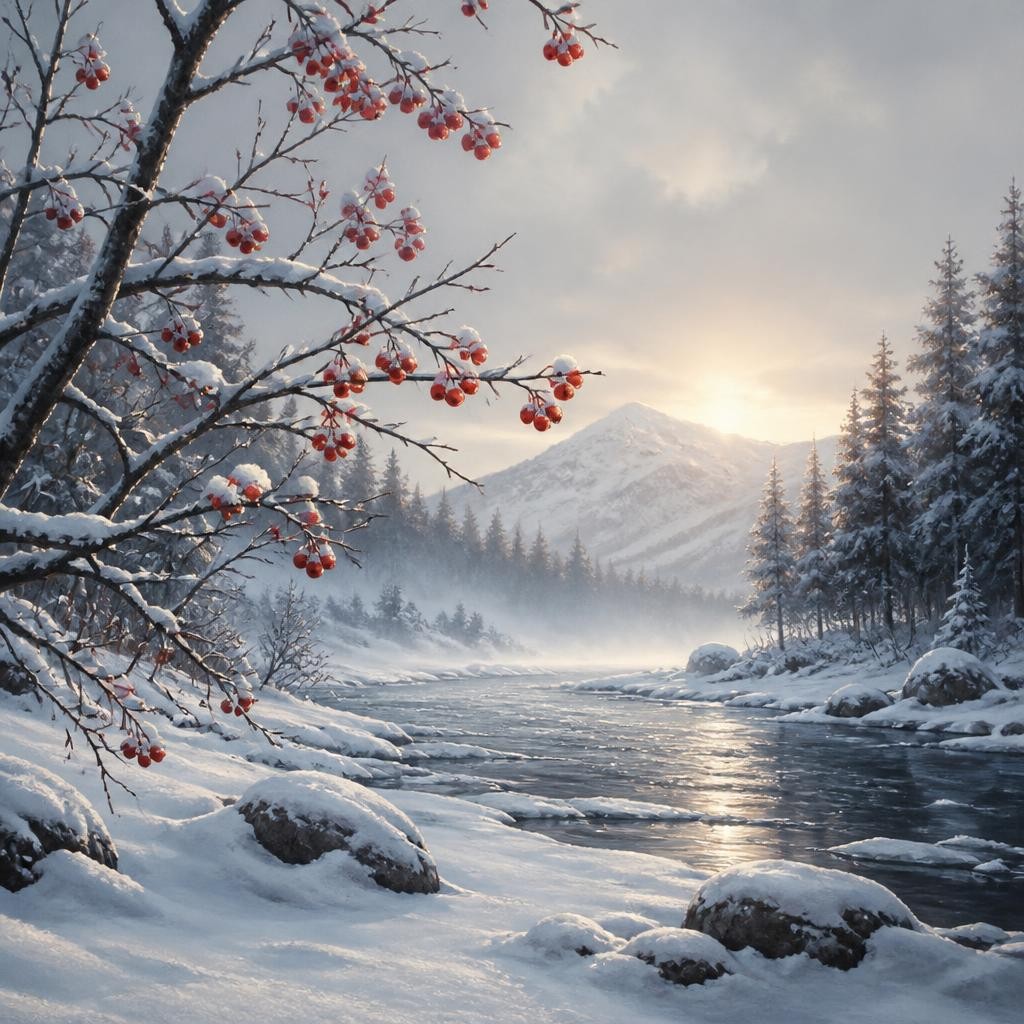 Illustration for the English word “february”