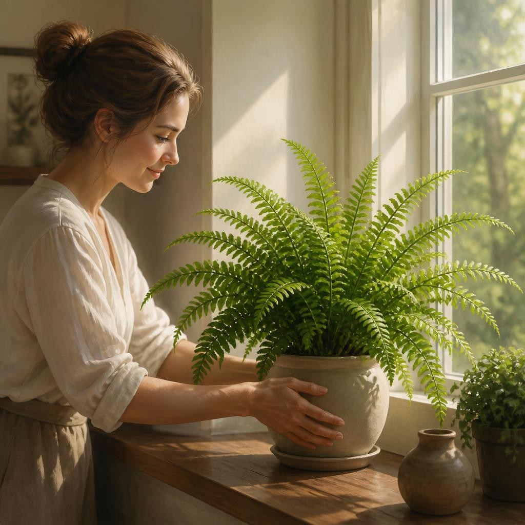Illustration for the English word “fern”