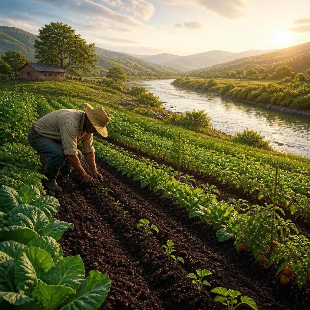 Illustration for the English word “fertile”