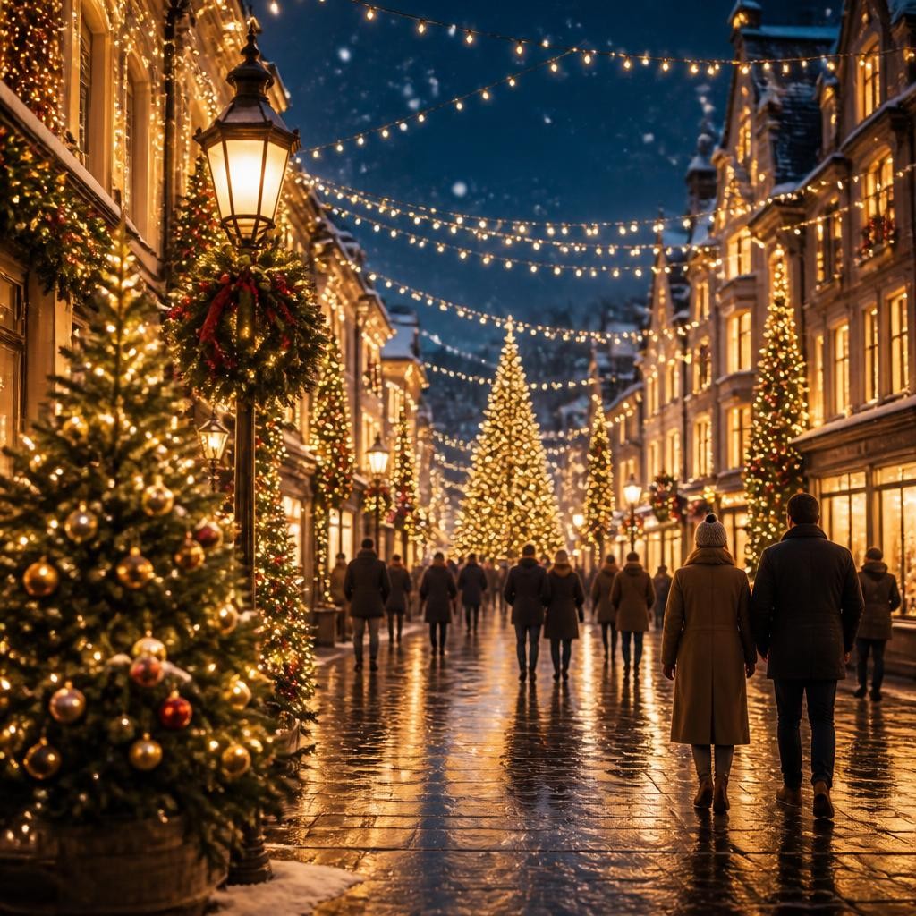 Illustration for the English word “festive”