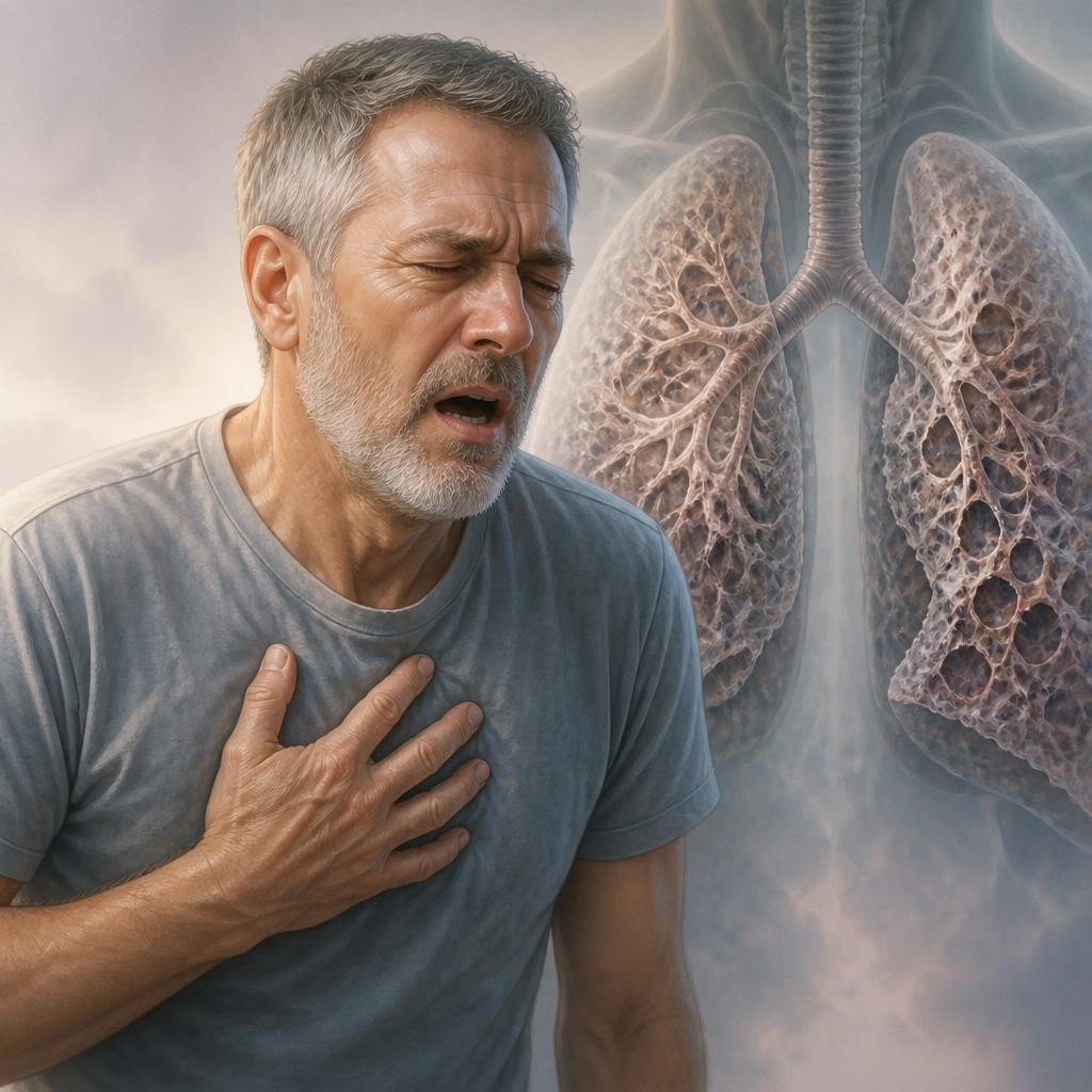 Illustration for the English word “fibrosis”