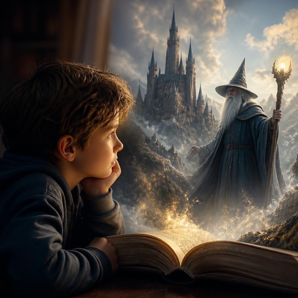 Illustration for the English word “fictional”