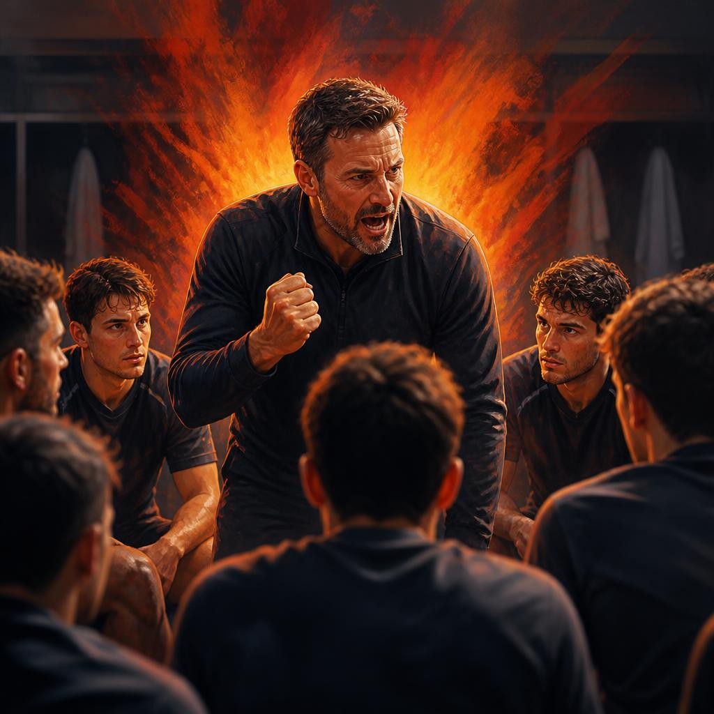Illustration for the English word “fiery”