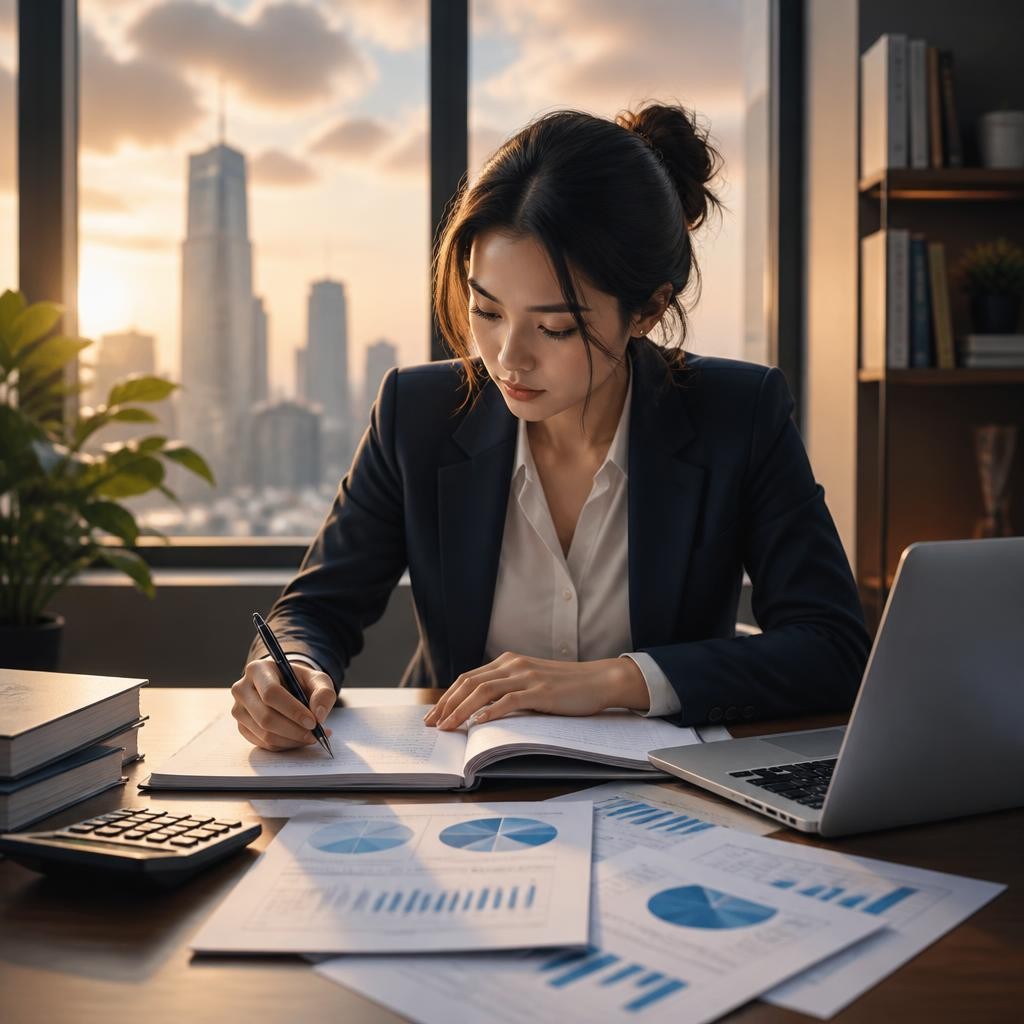 Illustration for the English word “finance”