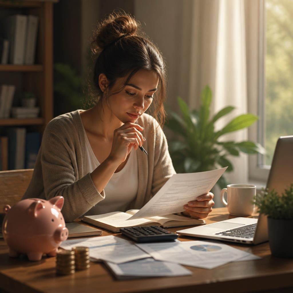 Illustration for the English word “financial”