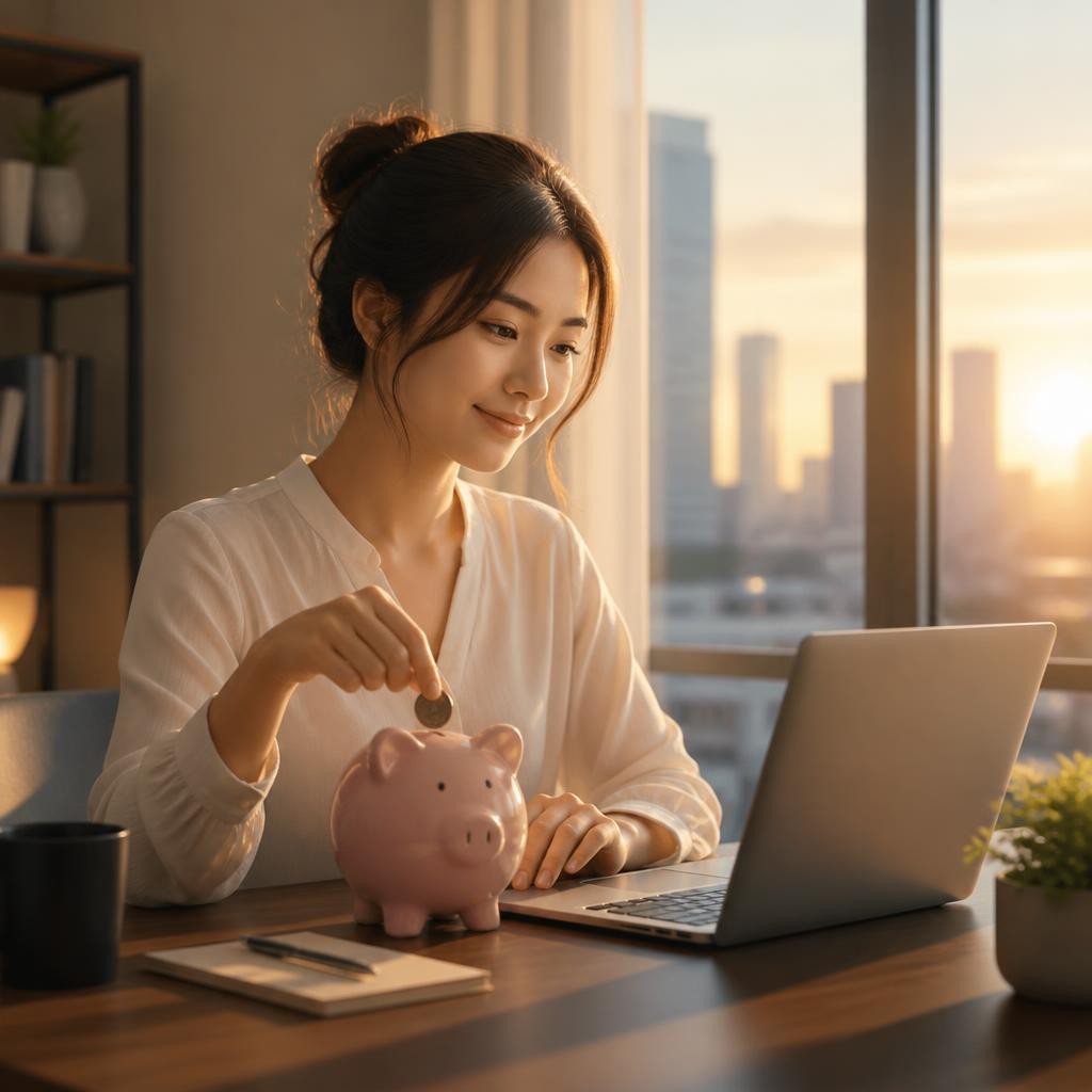 Illustration for the English word “financially”