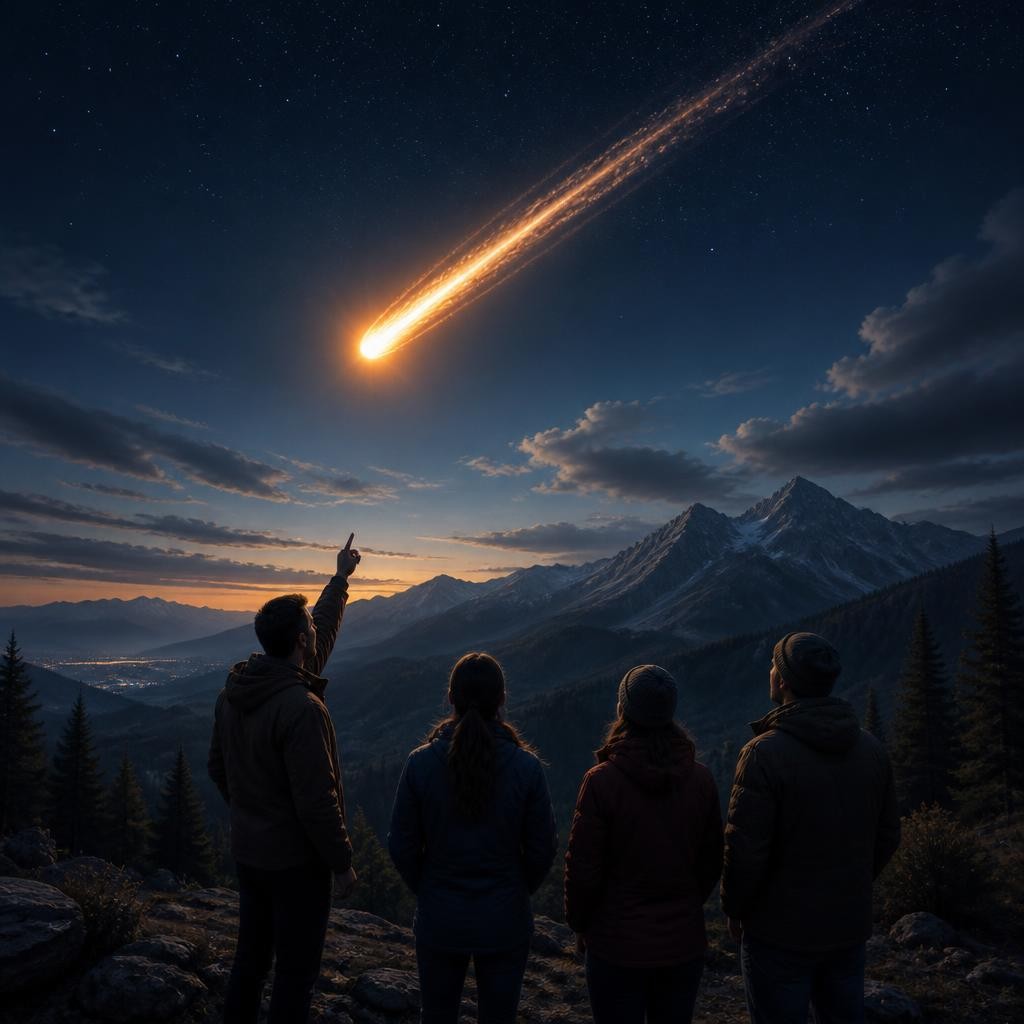Illustration for the English word “fireball”