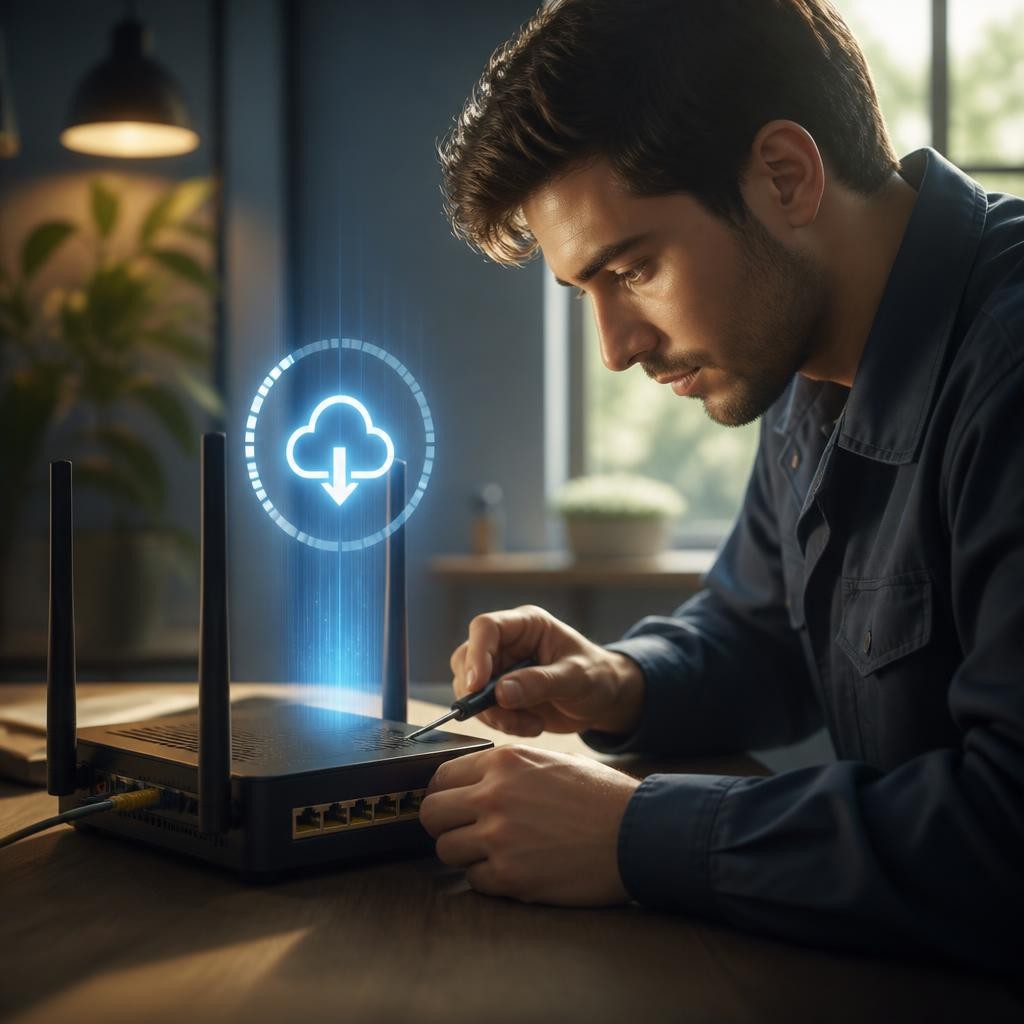 Illustration for the English word “firmware”