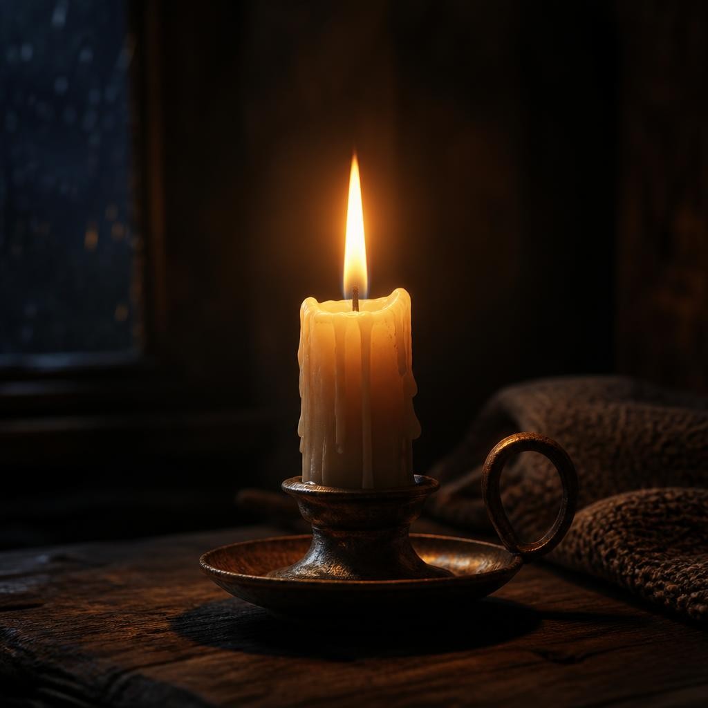 Illustration for the English word “flame”