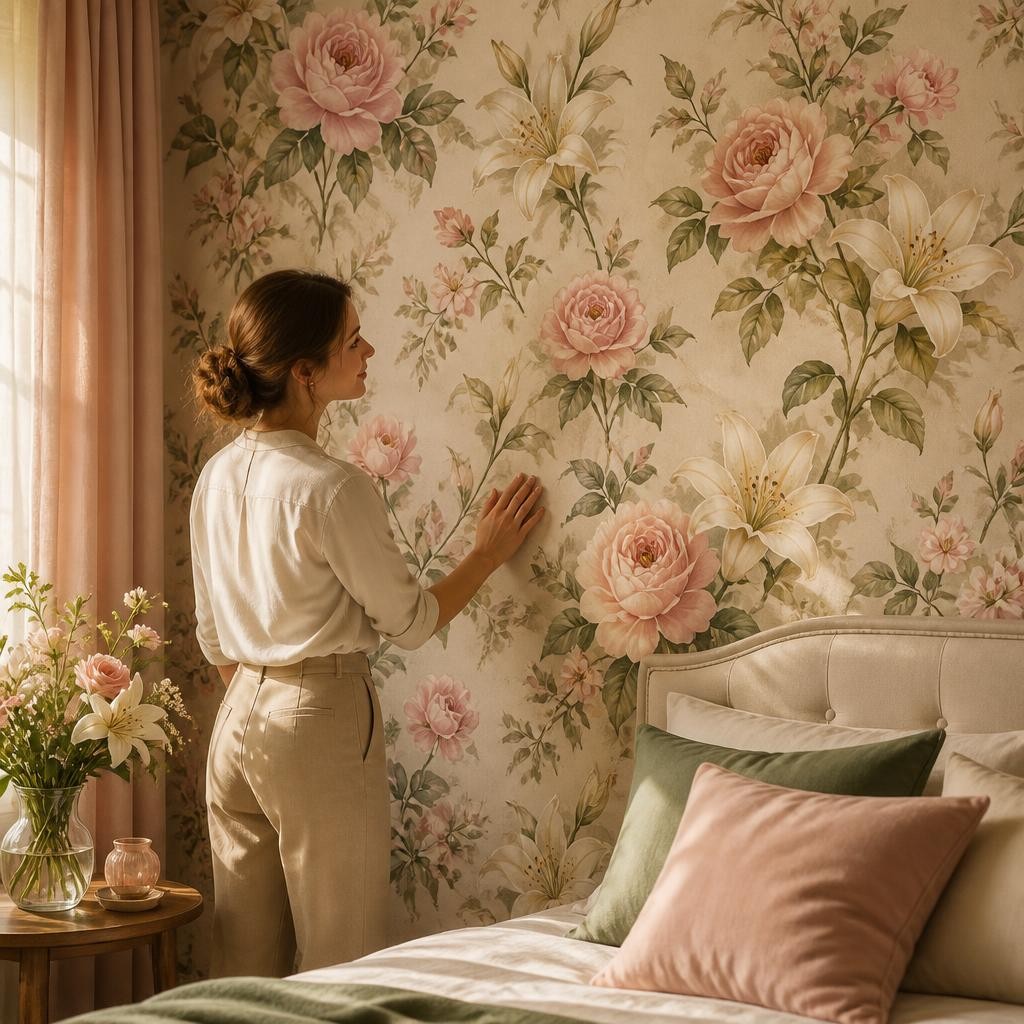 Illustration for the English word “floral”
