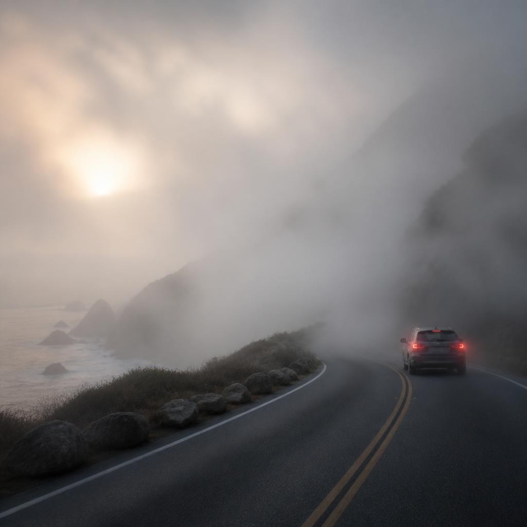Illustration for the English word “fog”