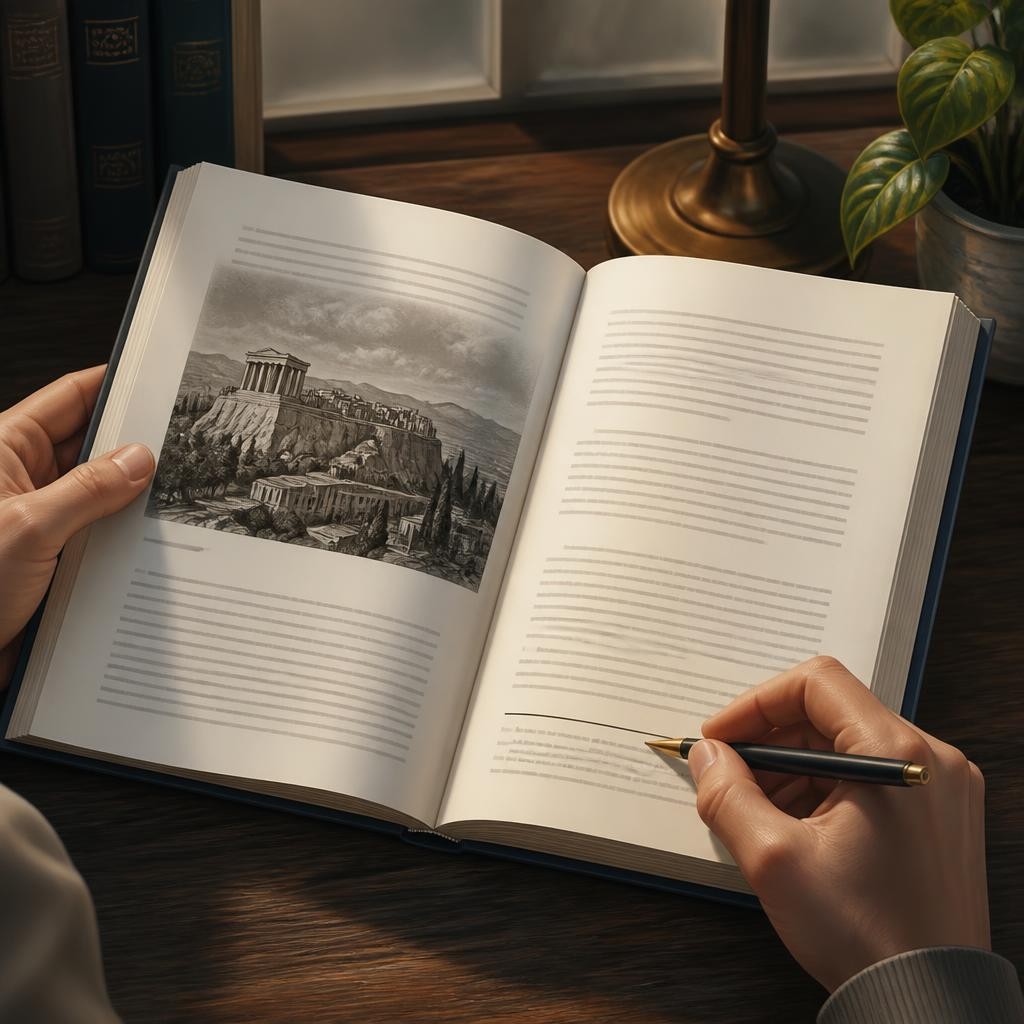 Illustration for the English word “footnote”