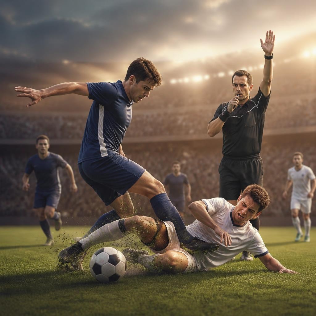 Illustration for the English word “foul”