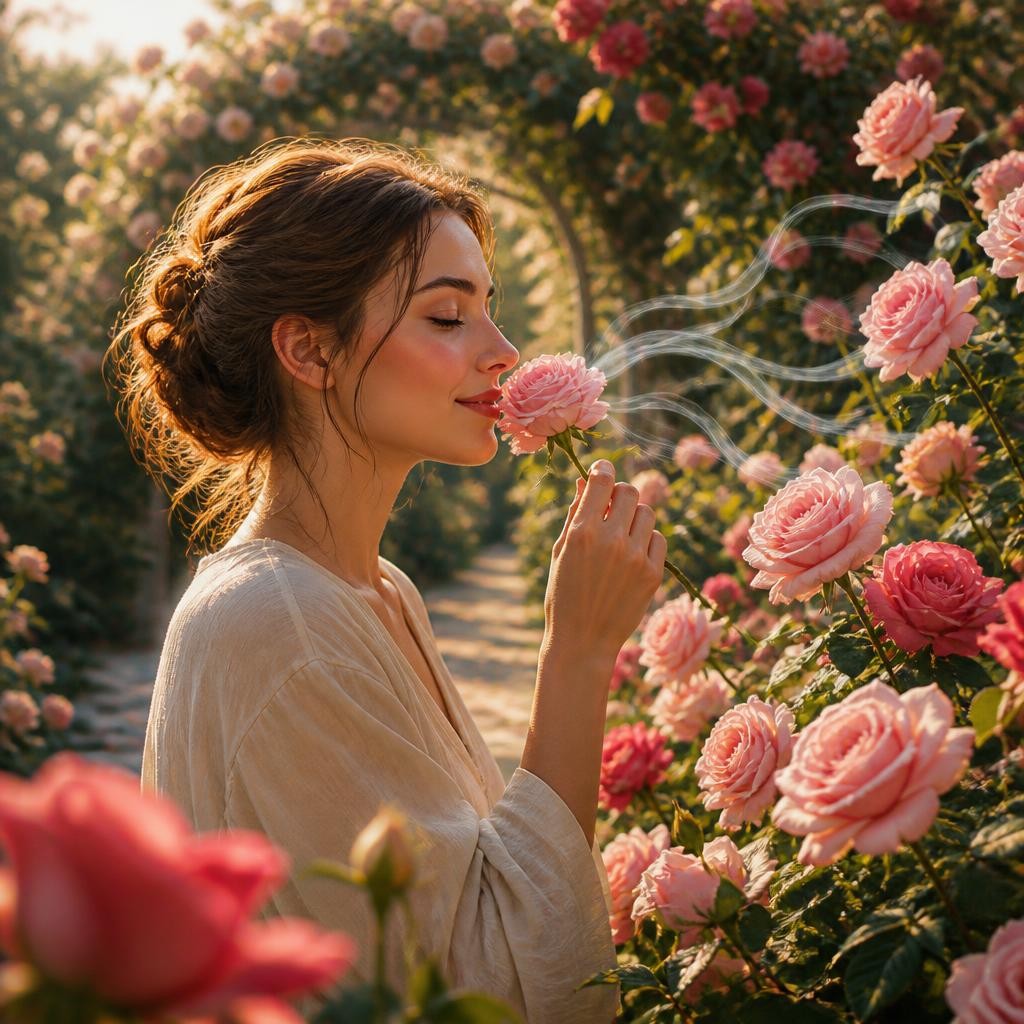 Illustration for the English word “fragrance”