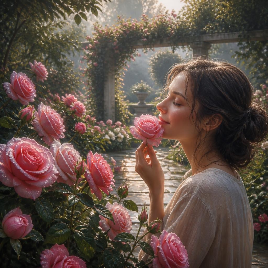 Illustration for the English word “fragrant”