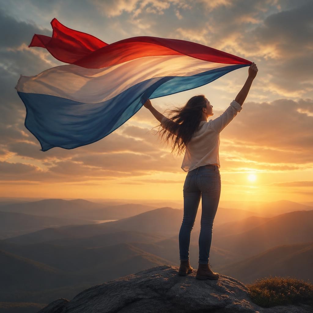 Illustration for the English word “freedom”