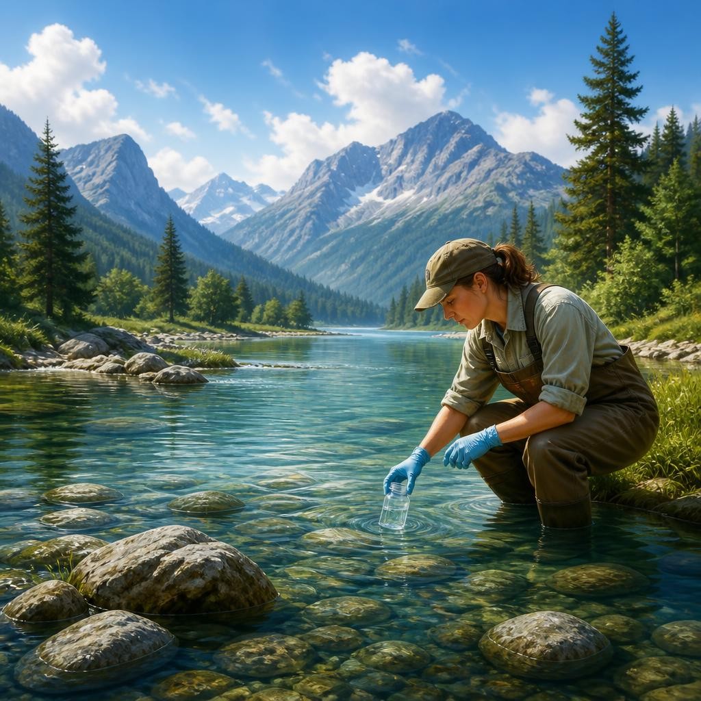 Illustration for the English word “freshwater”