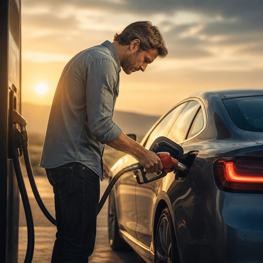 Illustration for the English word “fuel”
