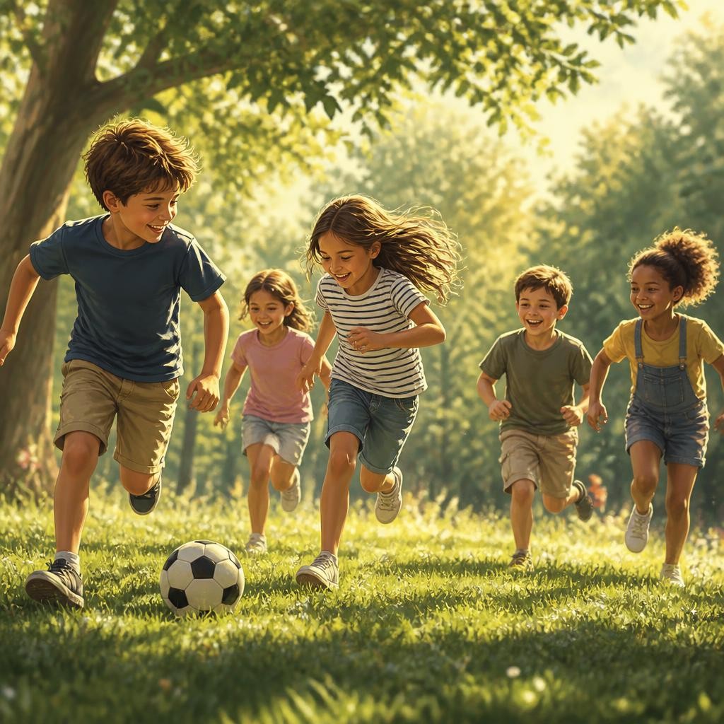 Illustration for the English word “fun”