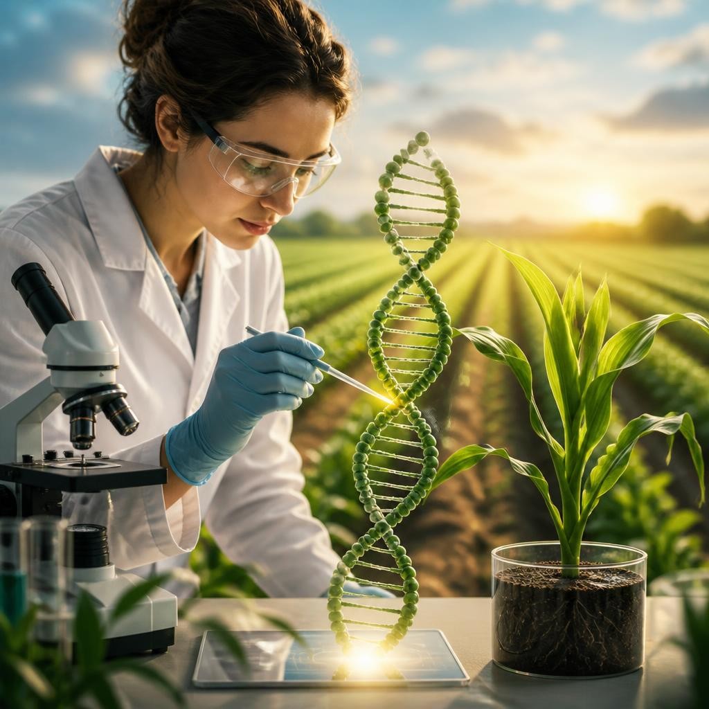 Illustration for the English word “genetically”