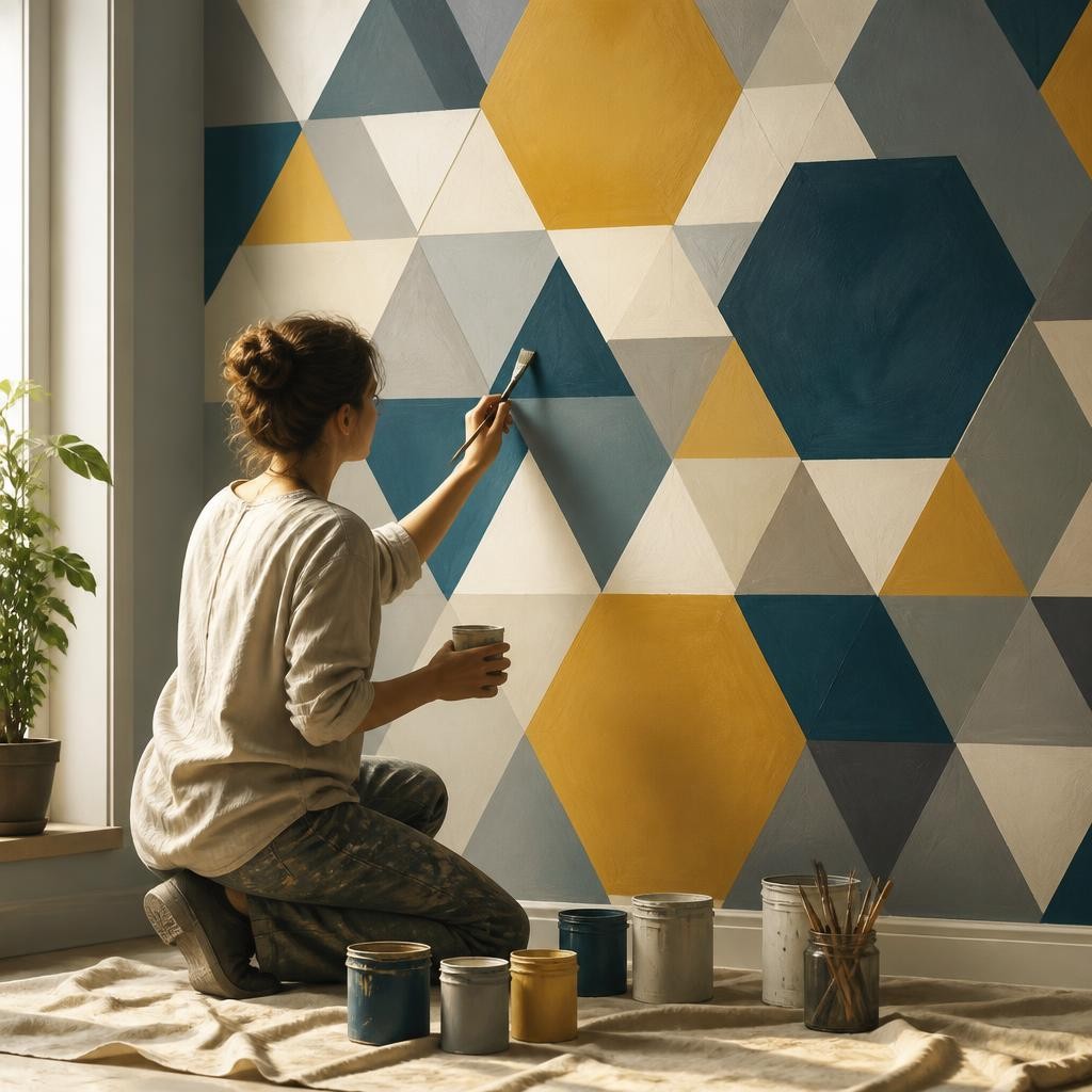 Illustration for the English word “geometric”