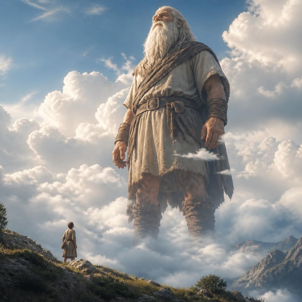 Illustration for the English word “giant”