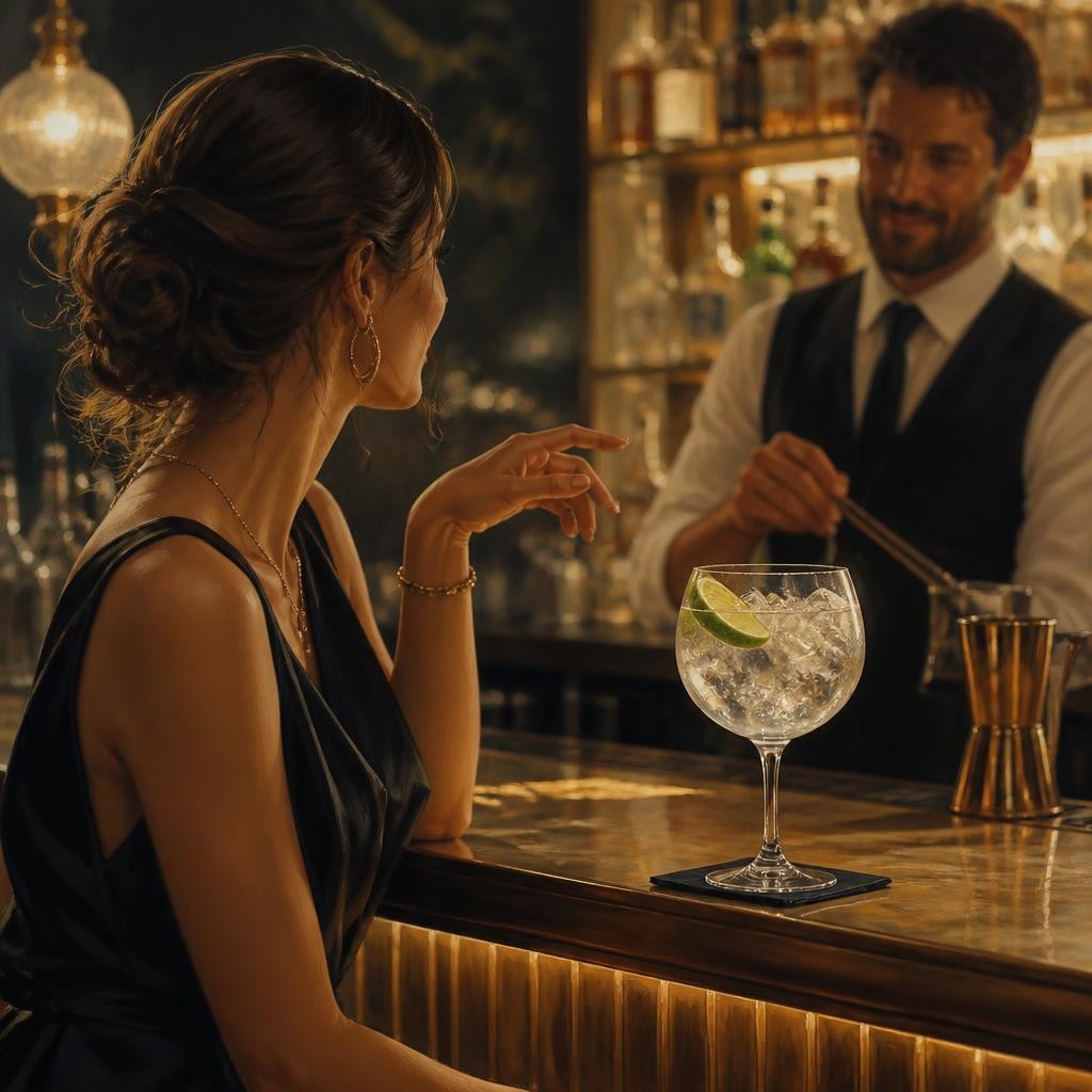 Illustration for the English word “gin”