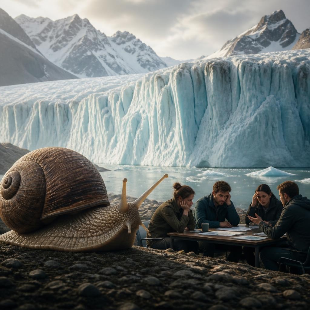 Illustration for the English word “glacial”