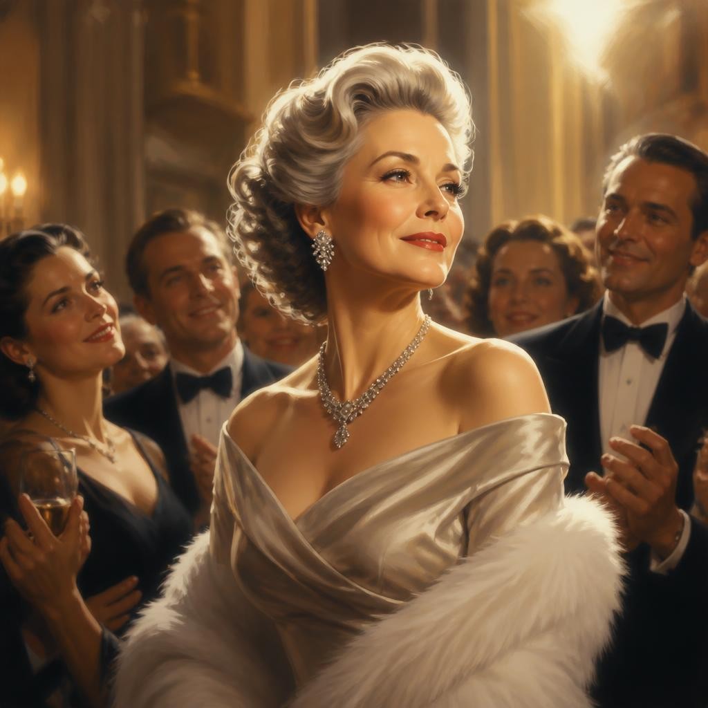 Illustration for the English word “glamour”