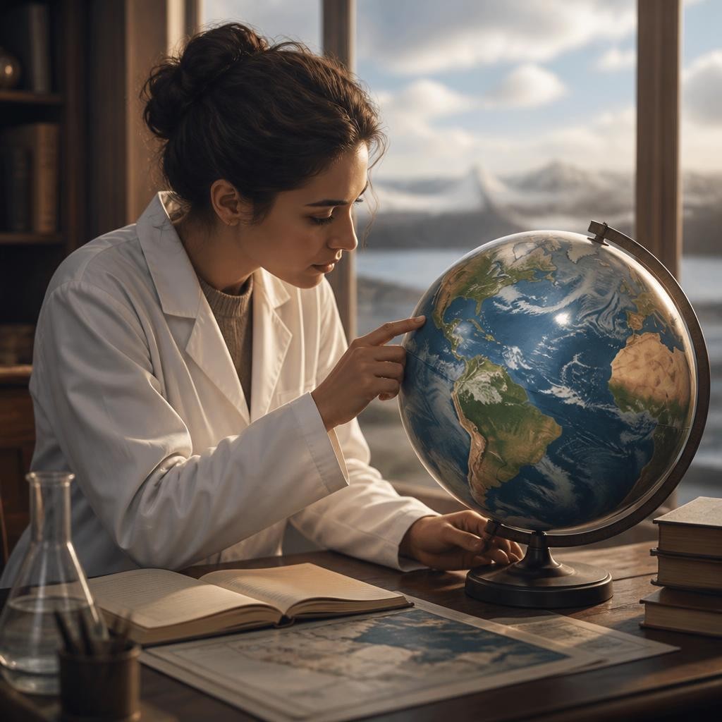 Illustration for the English word “globe”
